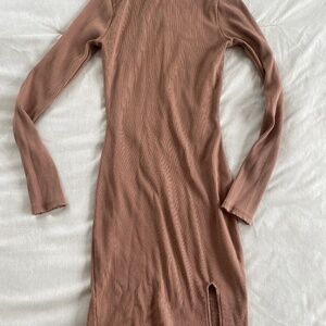 Lulus Camel Mini dress
